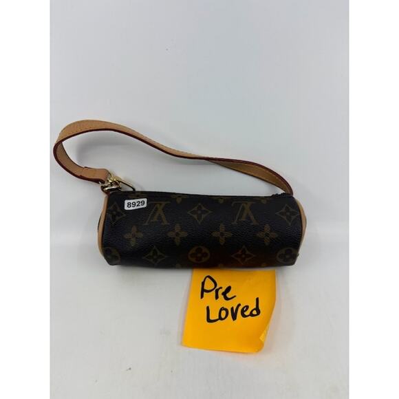 Louis Vuitton Pochette Papillon Mini Top Handle Hand Bag Monogram Leather Brown - Picture 2 of 8